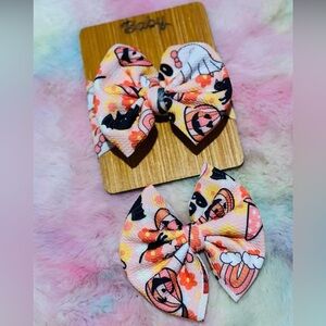 Infant and toddler bows, wraps, clips, and more